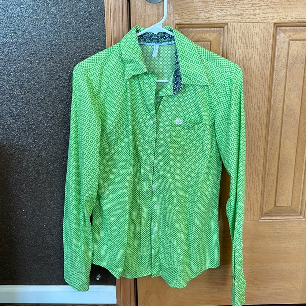 Cinch button down shirt